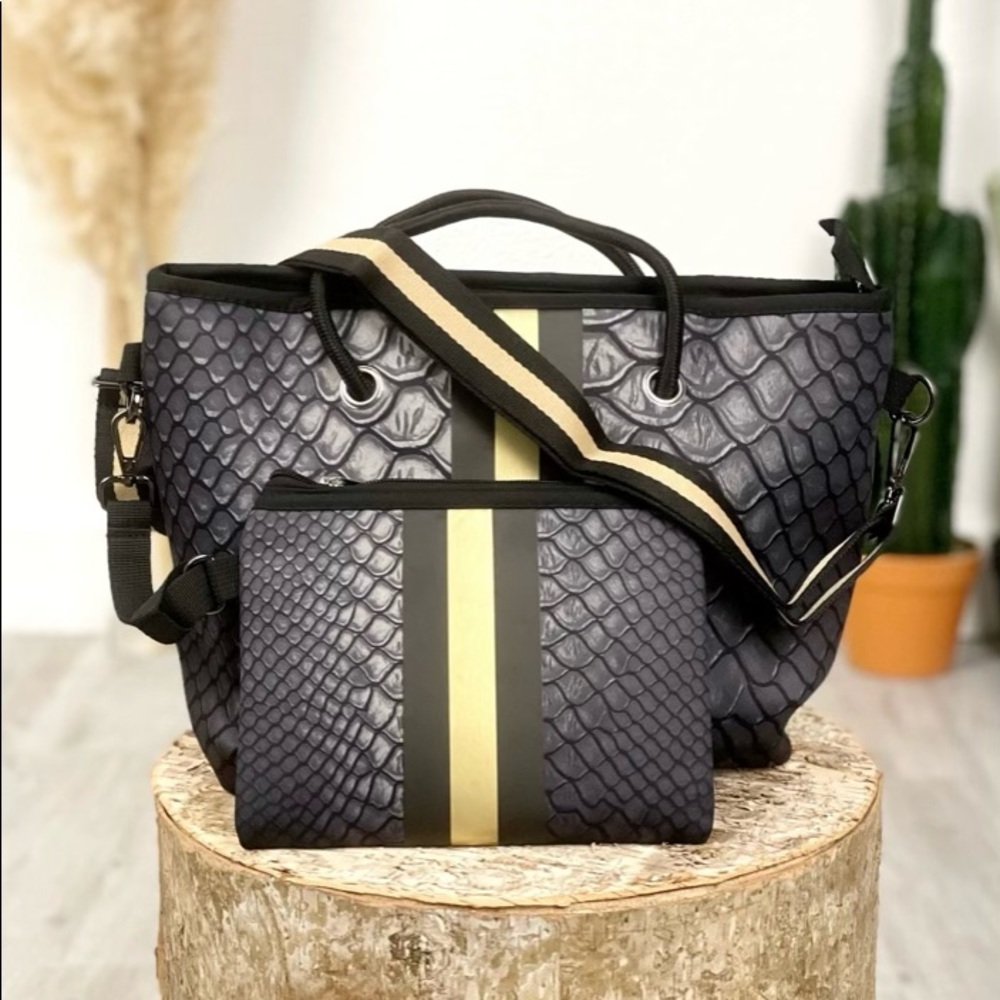 NWT Neoprene Mini-tote Crossbody Bag